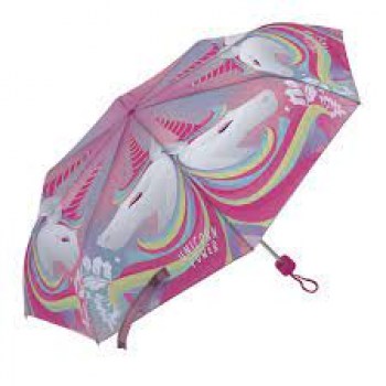 paraguas plegable unicornio